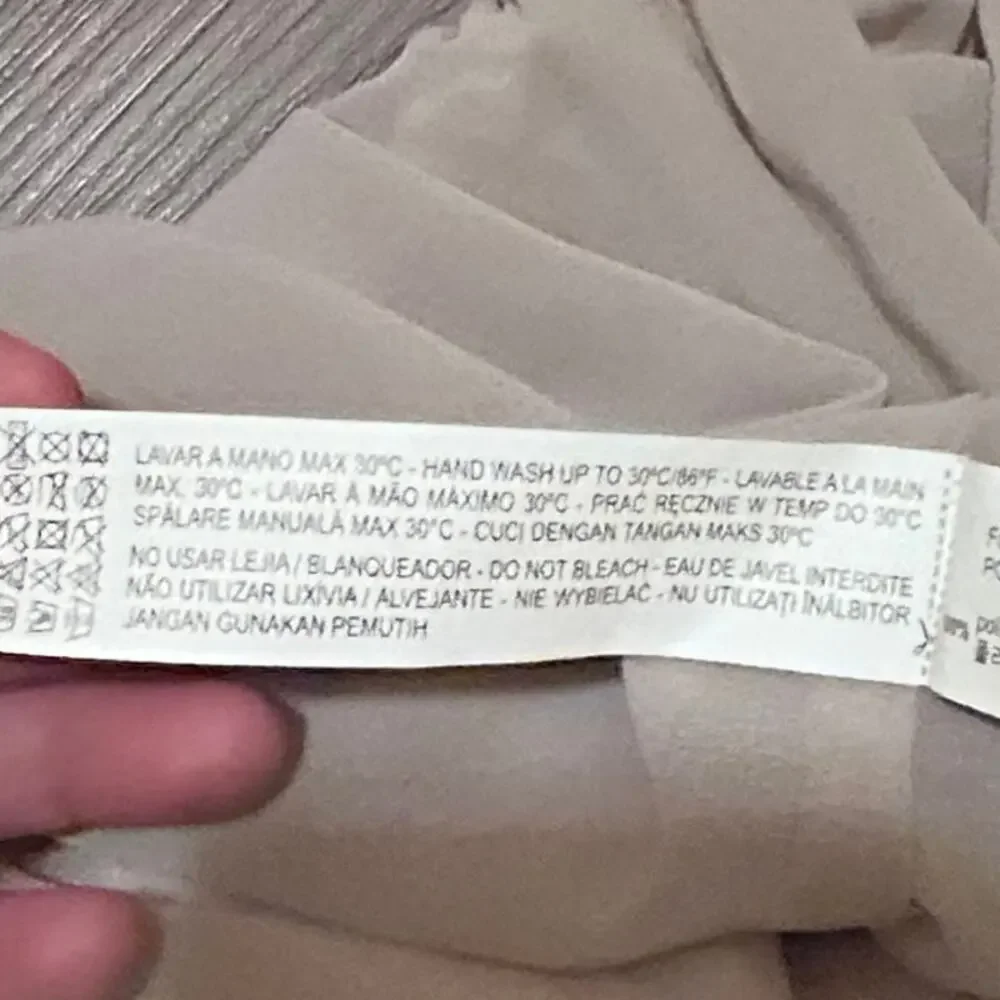 ZARA Color Block Metallic Pleated Skirt, Size Small - Picture 9 of 9